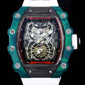 RM Factory Replica Richard Mille Tourbillon RM21-01 Green Case For Sale - Replica Watch Wholesale