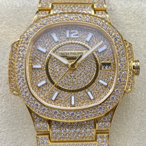 GR Factory Replica Patek Philippe Nautilus 7021 Gold Diamond Dial For Sale - Replica Watch Wholesale