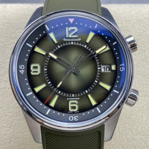 BLS Factory Replica Jaeger LeCoultre Memovox Polaris Q906863J Gradient Green Dial For Sale - Replica Watch Wholesale