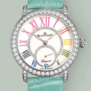 V+ Factory Replica Blancpain Ladybird 3661A-1954-95A Apple Green Strap For Sale - Replica Watch Wholesale