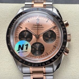 N1 Factory Replica Omega Speedmaster 310.20.42.50.99.001 Pink Gold Dial For Sale - Replica Watch Wholesale