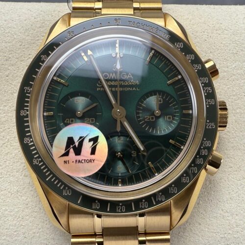 N1 Factory Replica Omega Speedmaster 310.60.42.50.10.001 Green Ceramic Bezel For Sale - Replica Watch Wholesale
