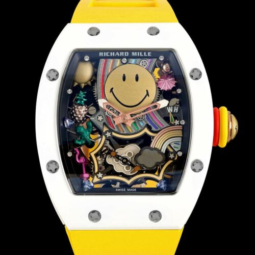 NEW Factory Replica Richard Mille Tourbillon RM88 White Ceramic Case For Sale - Replica Watch Wholesale