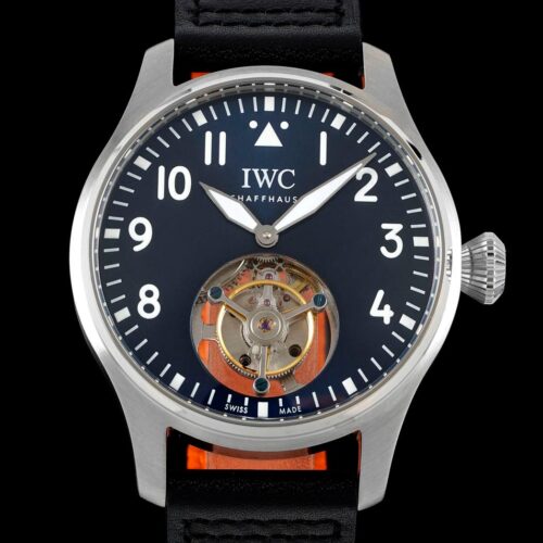 RMS Factory Replica IWC Pilot Tourbillon IW329501 Leather Strap For Sale - Replica Watch Wholesale
