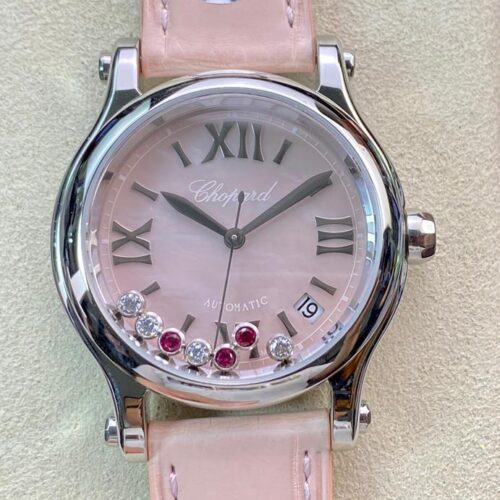 YF Factory Replica Chopard Happy Sport Pink Dial For Sale - Replica Watch Wholesale