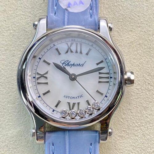 YF Factory Replica Chopard Happy Sport Blue Strap For Sale - Replica Watch Wholesale