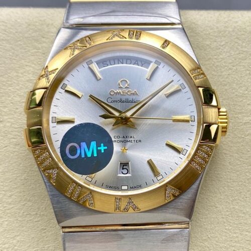 OM Factory Replica Omega Constellation 123.25.38.22.02.002 Gold Bezel For Sale - Replica Watch Wholesale