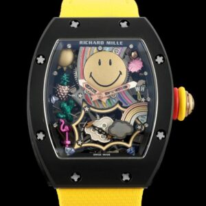 NEW Factory Replica Richard Mille Tourbillon RM88 Yellow Strap For Sale - Replica Watch Wholesale