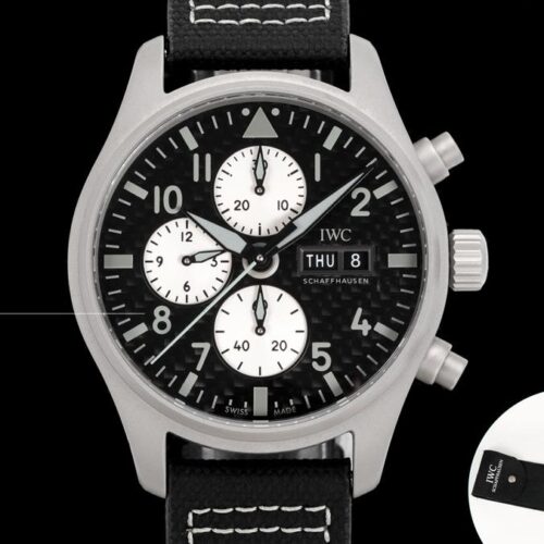 TWS Factory Replica IWC Pilot IW377903 Carbon Fiber Dial For Sale - Replica Watch Wholesale