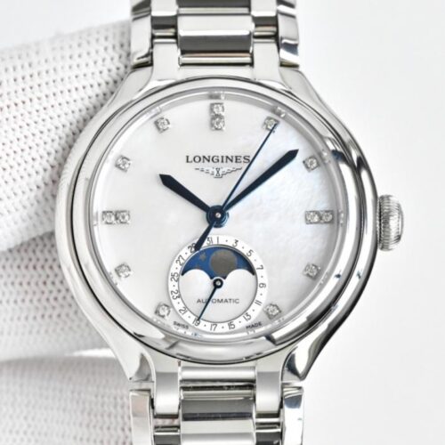 Replica Longines Elegant L8.126.4.87.6 Mother-of-pearl Dial For Sale - Replica Watch Wholesale