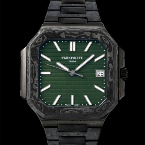 DIW Factory Replica Patek Philippe CUBITUS 5821 Carbon Fiber Strap For Sale - Replica Watch Wholesale