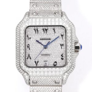 F4 Factory Replica Cartier Santos Diamond For Sale - Replica Watch Wholesale