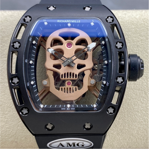 AMG Factory Replica Richard Mille Tourbillon RM052 Skeleton Dial For Sale - Replica Watch Wholesale