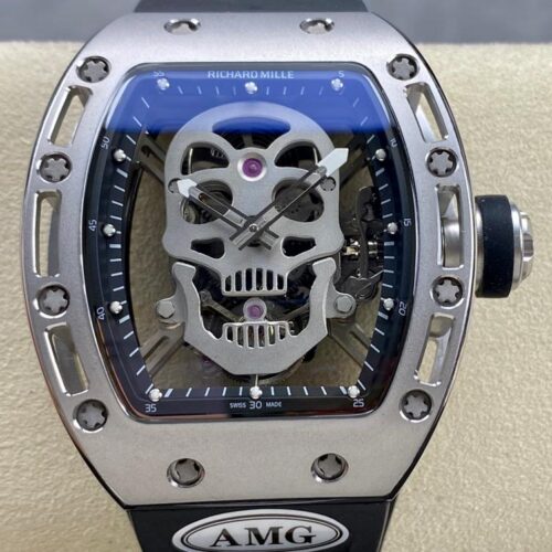 AMG Factory Replica Richard Mille Tourbillon RM052 Titanium Alloy Case For Sale - Replica Watch Wholesale