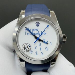 VS Factory Replica Rolex Milgauss 116400 Who Cares I'm Already Late For Sale - Replica Watch Wholesale
