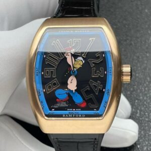 ABF Factory Replica Franck Muller Vanguard x Popeye Limited Edition V45 SC DT Gold Case For Sale - Replica Watch Wholesale