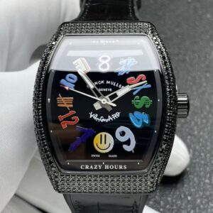 ABF Factory Replica Franck Muller Vanguard Crazy Hours Jisbar V43 CH JSR Diamond For Sale - Replica Watch Wholesale