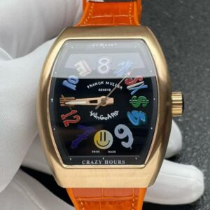 ABF Factory Replica Franck Muller Vanguard x Popeye Limited Edition V45 SC DT Orange Strap For Sale - Replica Watch Wholesale