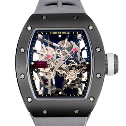 NEW Factory Replica Richard Mille RM035 Grey Rubber Strap For Sale - Replica Watch Wholesale