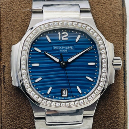 PPF Factory Replica Patek Philippe Nautilus 7118-1200A-001 V4 Diamond-set For Sale - Replica Watch Wholesale