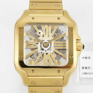 AF Factory Replica Cartier Santos WHSA0042 Sapphire Crystal For Sale - Replica Watch Wholesale