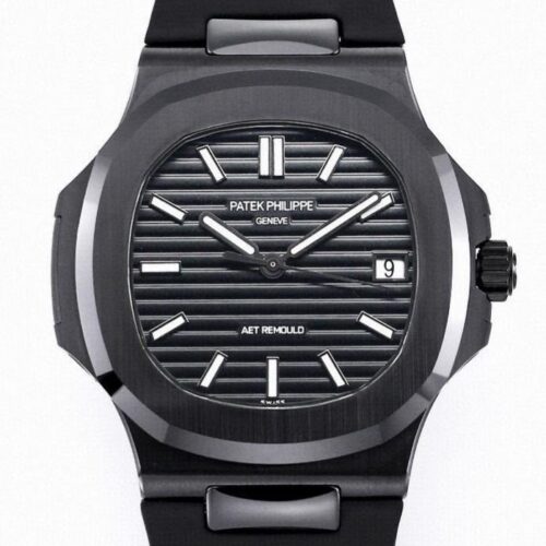AET Factory Replica Patek Philippe Nautilus 5711 Black Ceramics Strap For Sale - Replica Watch Wholesale