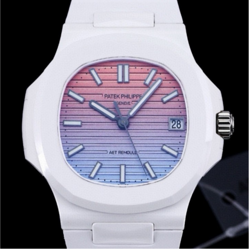AET Factory Replica Patek Philippe Nautilus 5711 White Ceramics Case For Sale - Replica Watch Wholesale