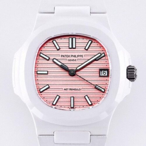 AET Factory Replica Patek Philippe Nautilus 5711 Cherry Blossom Pink Dial For Sale - Replica Watch Wholesale