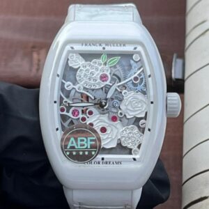 ABF Factory Replica Franck Muller Vanguard V32 S6 SQT ROSE Skeleton For Sale - Replica Watch Wholesale