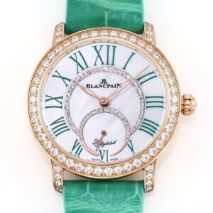 V+ Factory Replica Blancpain Ladybird 3661A-2954-55B Alligator Leather Strap For Sale - Replica Watch Wholesale