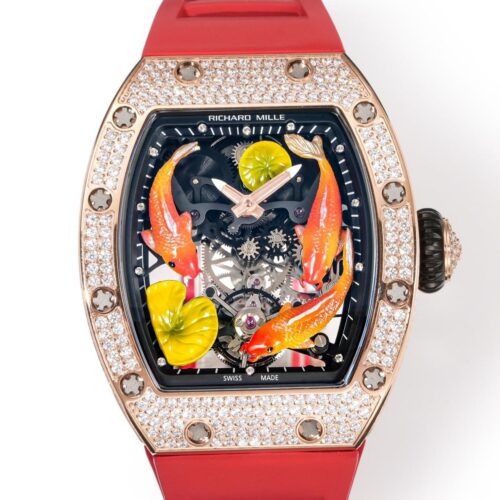 RM Factory Replica Richard Mille Tourbillon RM S10 Rubber Strap For Sale - Replica Watch Wholesale