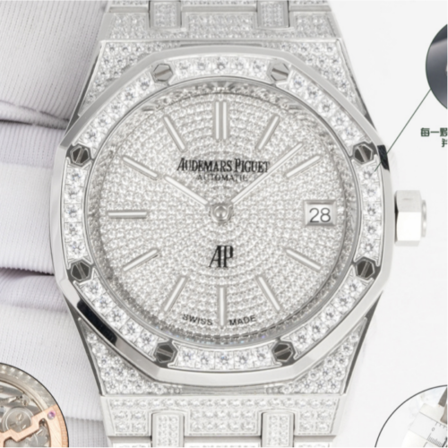 OMF Factory Replica Audemars Piguet Royal Oak 16202BC.ZZ.1241BC.01 39MM For Sale - Replica Watch Wholesale