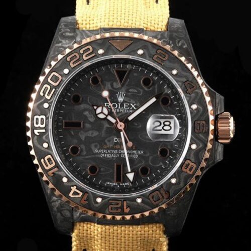 DIW Factory Replica Rolex GMT Master Carbon Fiber Dial For Sale - Replica Watch Wholesale