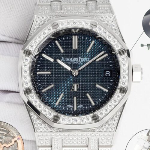 OMF Factory Replica Audemars Piguet Royal Oak 16202BC.ZZ.1241BC.02 Ultra-thin Movement For Sale - Replica Watch Wholesale