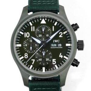 TWS Factory Replica IWC Pilot IW389106 Forest Green Ceramic Case For Sale - Replica Watch Wholesale