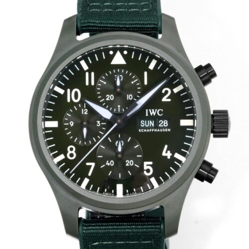 TWS Factory Replica IWC Pilot IW389106 Forest Green Ceramic Case For Sale - Replica Watch Wholesale