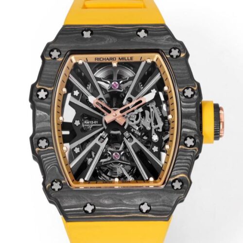 Replica Richard Mille Tourbillon RM12-01 Rubber Strap For Sale - Replica Watch Wholesale
