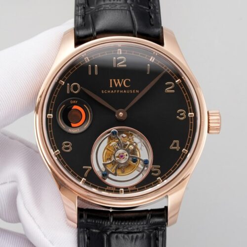 EUR Factory Replica IWC Portugieser Tourbillon IW545901 Alligator Leather Strap For Sale - Replica Watch Wholesale