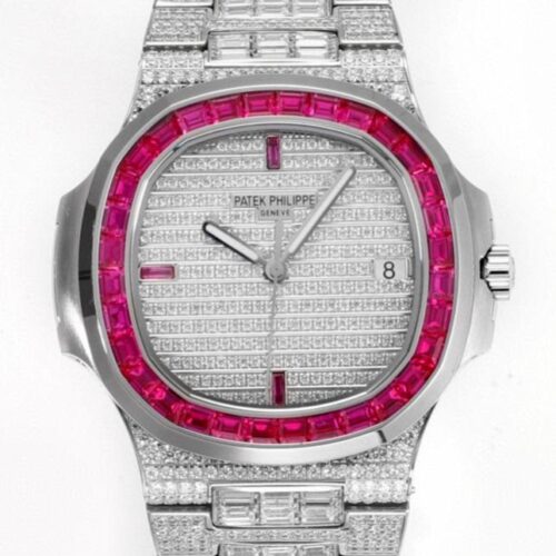 MS Factory Replica Patek Philippe Nautilus 5719-10G Diamond-set Dial For Sale - Replica Watch Wholesale