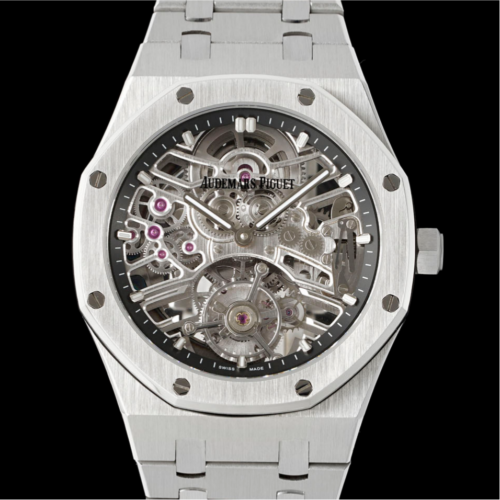 APP Factory Replica Audemars Piguet Royal Oak Tourbillon 26735ST.OO.1320ST.02 Luminous For Sale - Replica Watch Wholesale