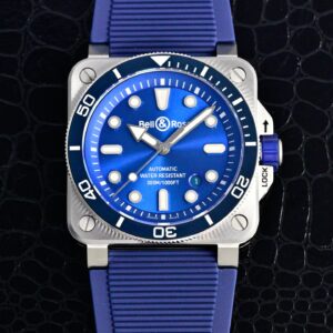 BR Factory Replica Bell Ross INSTRUMENTS BR03A-D-BLU-ST-SRB Ceramic Bezel For Sale - Replica Watch Wholesale