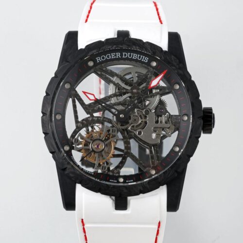 NEW Factory Replica Roger Dubuis Excalibur Tourbillon DBEX0577 Fully Hollow For Sale - Replica Watch Wholesale