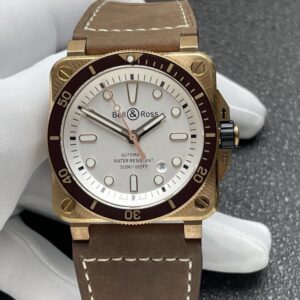 BR Factory Replica Bell Ross INSTRUMENTS BR0392-D-WH-BR-SCA 42MM For Sale - Replica Watch Wholesale