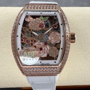 ABF Factory Replica Franck Muller Vanguard V32 Rose Skeleton For Sale - Replica Watch Wholesale
