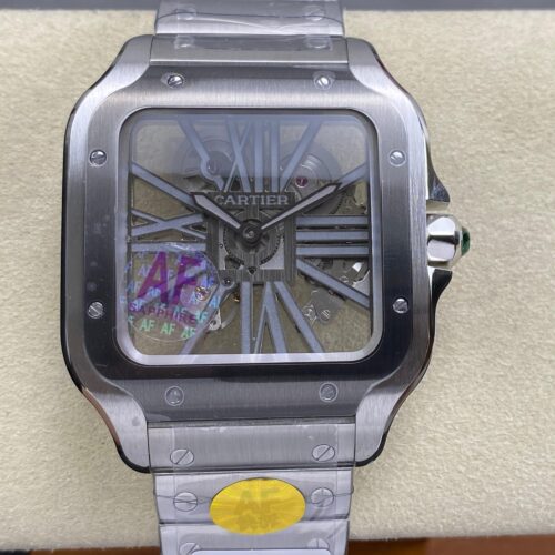 AF Factory Replica Cartier Santos WHSA0033 Skeleton Dial For Sale - Replica Watch Wholesale