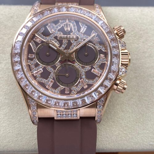 FH Factory Replica Rolex Cosmograph Daytona 126555TBR Rose Gold For Sale - Replica Watch Wholesale