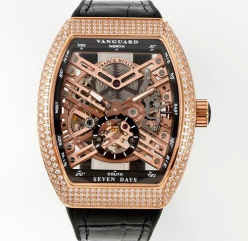ABF Factory Replica Franck Muller MEN’S COLLECTION V45 Diamond bezel For Sale - Replica Watch Wholesale