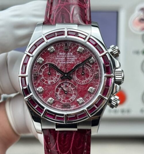 PPM Factory Replica Rolex Daytona 116589SALV Diamond bezel For Sale - Replica Watch Wholesale