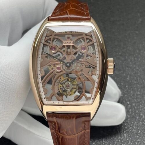 ABF Factory Replica Franck Muller GRAND COMPLICATIONS 8889 T G SQT BR Rose gold For Sale - Replica Watch Wholesale