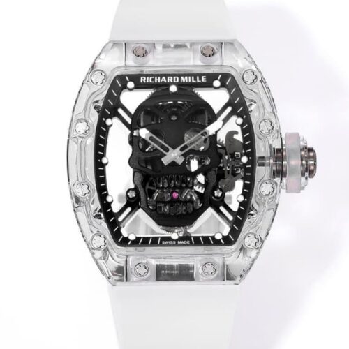 MS Factory Replica Richard Mille Tourbillon RM 52-01 Crystal Case For Sale - Replica Watch Wholesale